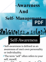 Self Awareness and Self Management 1