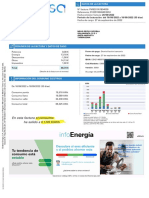 En Esta Factura El Consumo Ha Salido A: Periodo de Facturación: Del 16/08/2022 A 18/09/2022 (33 Días)