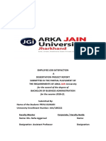 DISSERTATION - Job Satisfaction - PRIYA KUMARI 068 BBA - A