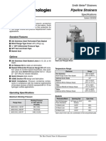 Pipeline Strainer - Specs