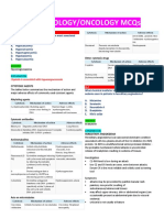 Haematology-Oncology Mcqs