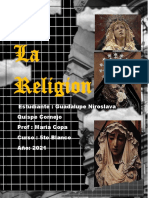 Ensayo La RELIGIÓN