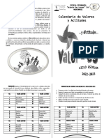 Calendario de Valores 2022-2023