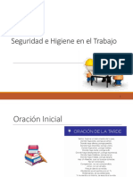 1.1 Presentacion de Seguridad e Higiene en El Trabajo