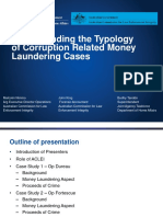 Understanding The Typology of Corruption Related Money Laundering Cases