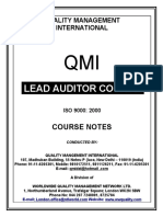 2-95 pgs-OK ISO 9000-2000 LEAD AUDITOR COURSE