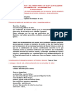 Entrega Del Sc3admbolo o Del Credo para Los Que Van A Celebrar El Sacramento de La Confirmacic3b3n