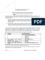 AUTHORIZATION LETTER-Exports - Authorisation - KYC-FEDEX