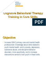 Cognitve Behavioral Therapy Training in Core Skills Presentation NASBHC