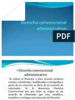 Derecho Convencional Administrativo