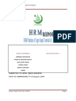 Human Resources Management Report: Mba-Iv