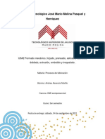 U3A2 Formado Mecánico, Forjado, Prensado, Estirado, Cizallado, Doblado, Extrusión, Embutido y Troquelado.