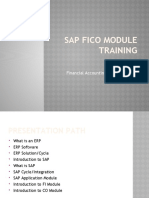 Sap Fico Introduction Module Training