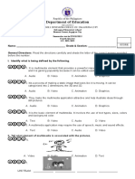 Fourth Grading Summative Test in English 5