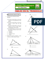 Lineas Notables en El Triangulo