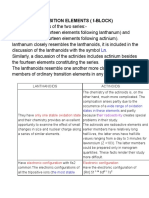 The Inner Transition Elements (F-Block)