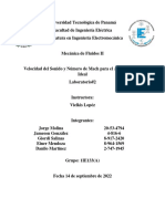 Laboratorio N°2 Velocidad Del Sonido y Numero de Mach Aire Gas Ideal