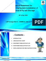 Presentation - Method Statement For Fire Fighting System 20.04.22