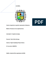 4.1 Administración Del Capital de Trabajo