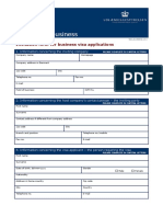 Denmark Business Invitation Form