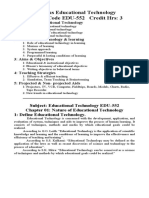 Notes Educational Technology B. Ed. 1-5