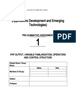 FA1 - Laboratory Exercise