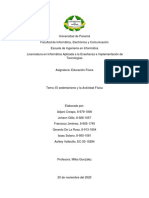 El Sedentarismo y La Act. Fis. - Educ Física