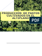 Instalación PASTOS CULTIVADOS