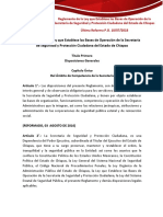 Reglamento de La Ley Que Establece Las Bases de Operación de La Secretaría