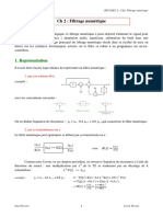 Ch2-Filtrage Numerique