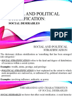 Social and Political Stratification