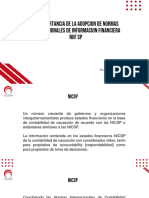 NICSP Normas Internacionales de Contabilidad Del Sector Público A Ser Aplicados en Paraguay