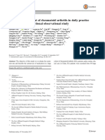 Remission Assessment of Rheumatoid Arthritis in Daily Practice in China: A Cross-Sectional Observational Study