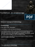 Foundation in Criminology