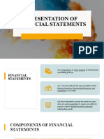 Presentation of Financial Statements