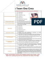 Preflight Briefing Checklist