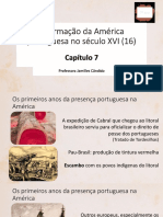 História 7 Ano - A Formação Da América Portuguesa No Século XV