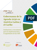 Gobernanza y Agenda 2030