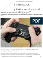 ¿Por Qué PlayStation Revolucionó El Mundo de Los Videojuegos