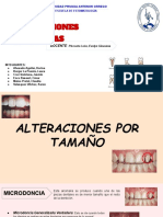 Seminario - Alteraciones Dentales