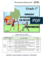 1º Matemáticas Periodo Recuperación