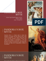 Pandora'S Box Myth: Student: Ingrid Danielle Martins de Lima Teacher: Samara Aslan - Seventh Level