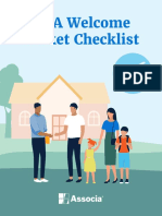 Hoa Welcome Packet Checklist