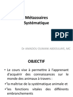 Métazoaire Introduction 2020-1