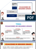 Ecuaciones de 2do Grado