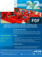 Mediciones de Flujo de Hidrantes y Cálculos para Determinar La Curva