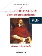 BULLE de PAUL IV Cum Ex Apostolatus Dans