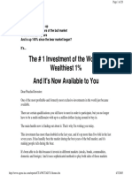 The # 1 Investment of The World's Wealthiest 1% and It's Now Available To You