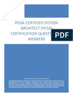 Pega Certified System Architect PCSA Cer