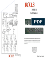 Field Mixer: Quick Start Guide